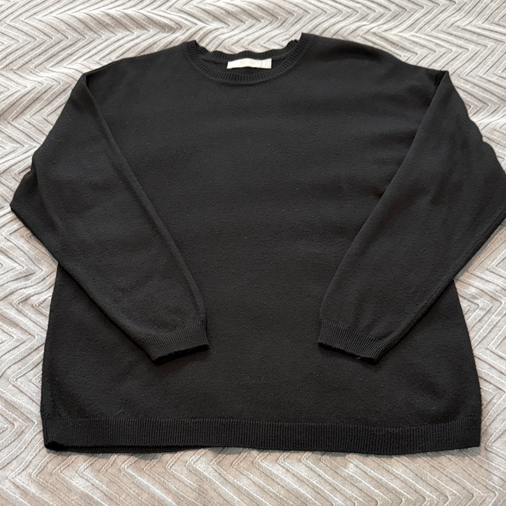 ASOS Classic Black Oversized Crewneck Sweater